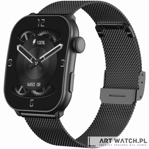 Smartwatch Męski GRAVITY GT28-4 Pasek + Bransoleta Zielono Czarny