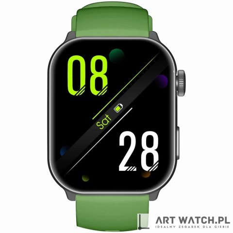 Smartwatch Męski GRAVITY GT28-4 Pasek + Bransoleta Zielono Czarny