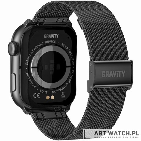 Smartwatch Męski GRAVITY GT28-4 Pasek + Bransoleta Zielono Czarny