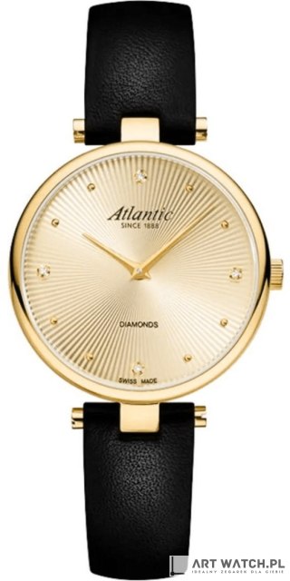 Zegarek Damski Atlantic Royal Diamonds 29044.45.37 + BOX