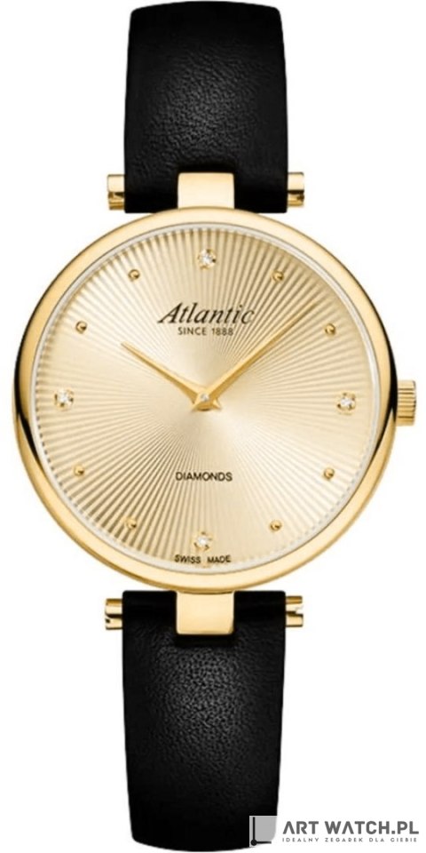 Zegarek Damski Atlantic Royal Diamonds 29044.45.37 + BOX