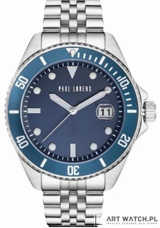 Zegarek Męski PAUL LORENS PL13030B-6C1 + BOX