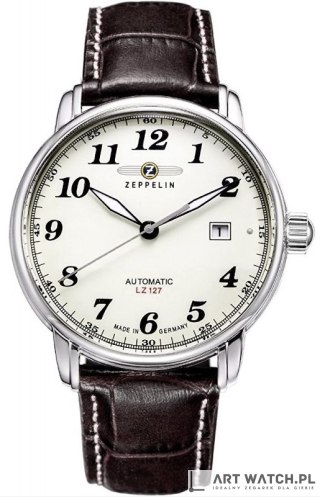 Zegarek Męski ZEPPELIN Automatic LZ 127 7656-5 + BOX