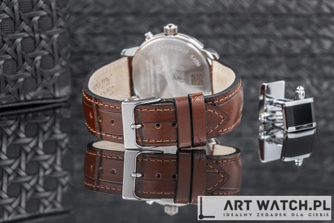 Zegarek Męski ZEPPELIN LZ121 Mediterranee Moonphase 9636-5 + BOX