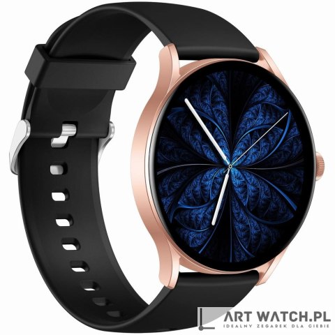 Smartwatch Gravity Czarno Różowy GT2-2 PRO