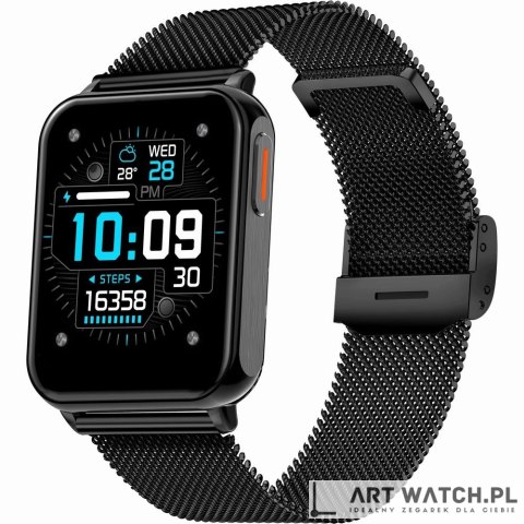 Smartwatch Gravity Czarny 2 Paski GT17-7