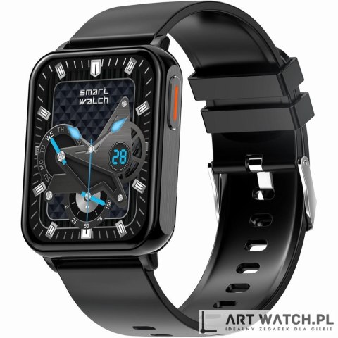 Smartwatch Gravity Czarny 2 Paski GT17-7