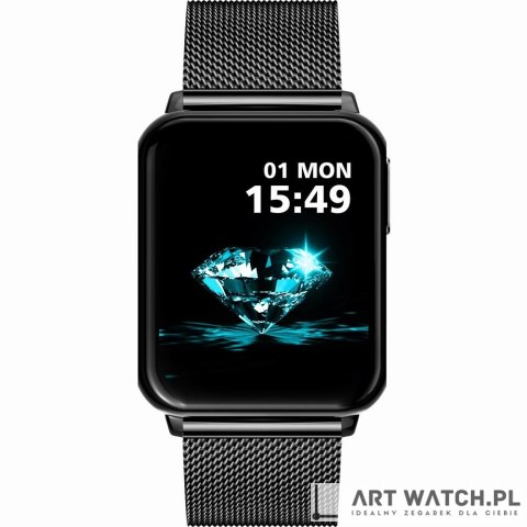 Smartwatch Gravity Czarny 2 Paski GT17-7