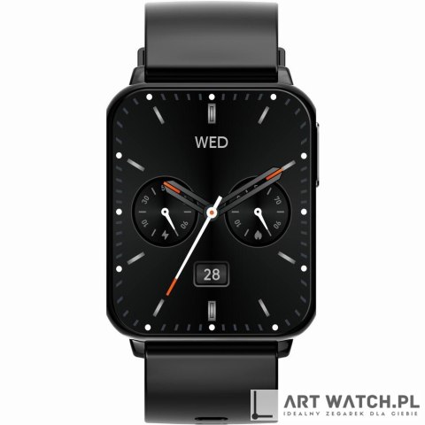 Smartwatch Gravity Czarny 2 Paski GT17-7