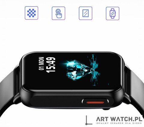 Smartwatch Gravity Czarny 2 Paski GT17-7