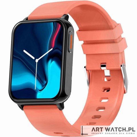 Smartwatch Gravity Czerwono Czarny 2 Paski GT17-10