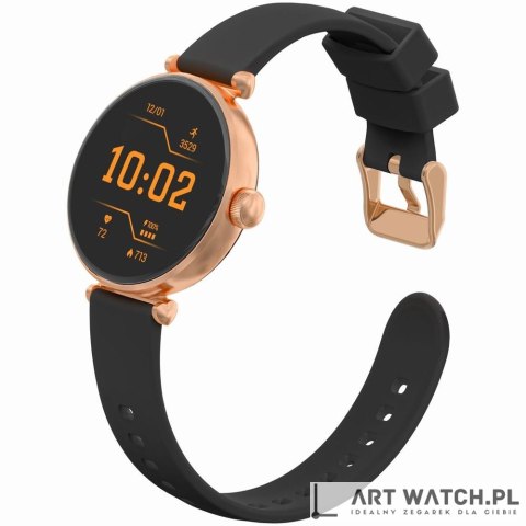 Smartwatch Gravity Różowe Złoto Czarny 2 Paski GT26-6