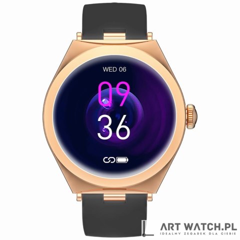 Smartwatch Gravity Różowe Złoto Czarny GT25-3
