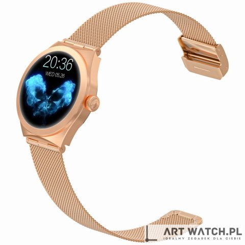 Smartwatch Gravity Różowe Złoto GT25-1
