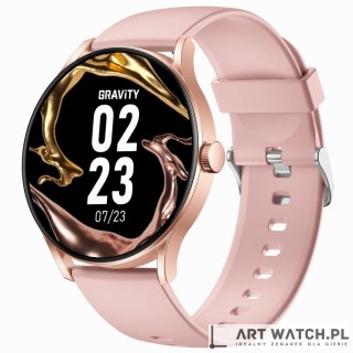 Smartwatch Gravity Różowy GT2-1 PRO