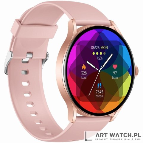 Smartwatch Gravity Różowy GT2-1 PRO