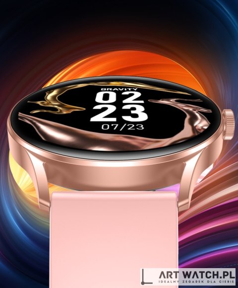 Smartwatch Gravity Różowy GT2-1 PRO