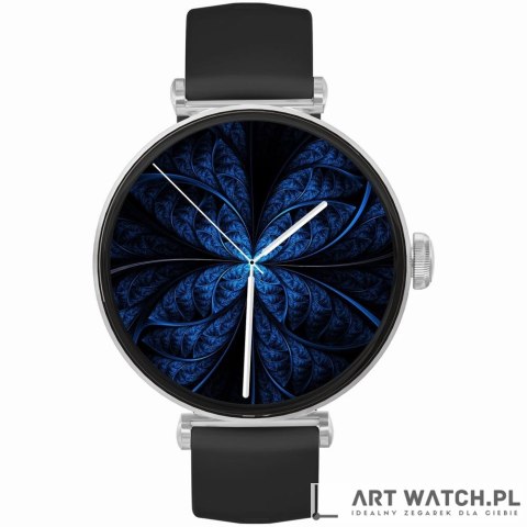 Smartwatch Gravity Srebrno Czarny 2 Paski GT26-9