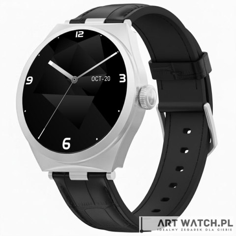 Smartwatch Gravity Srebrno Czarny GT25-8