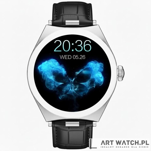 Smartwatch Gravity Srebrno Czarny GT25-8