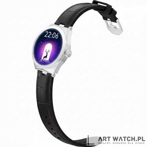 Smartwatch Gravity Srebrno Czarny GT25-8