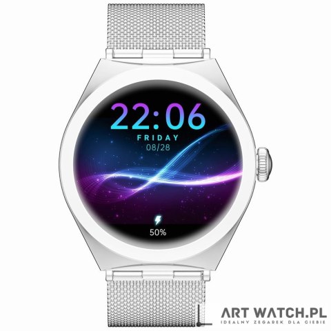 Smartwatch Gravity Srebrny GT25-7