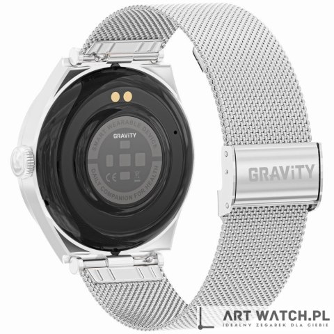 Smartwatch Gravity Srebrny GT25-7