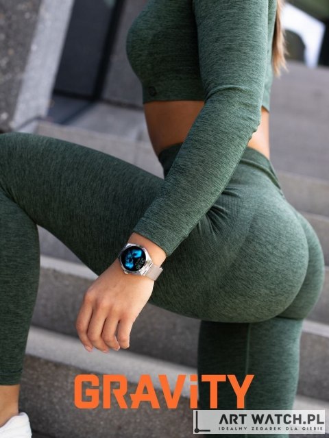Smartwatch Gravity Srebrny GT25-7