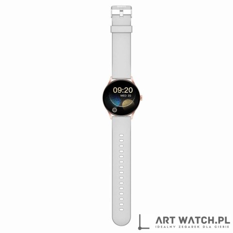 Smartwatch Gravity Szaro Różowy GT2-3 PRO