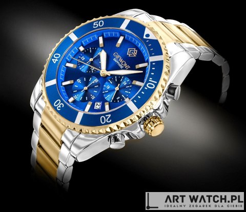 Zegarek Męski Giewont Chronograph Sapphire Multikolor GW3970-B5