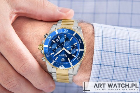 Zegarek Męski Giewont Chronograph Sapphire Multikolor GW3970-B5