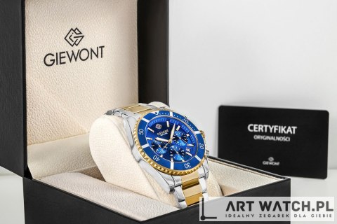 Zegarek Męski Giewont Chronograph Sapphire Multikolor GW3970-B5