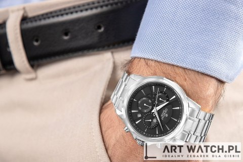 Zegarek Męski Giewont Chronograph Sapphire Srebrny GW9460-B2
