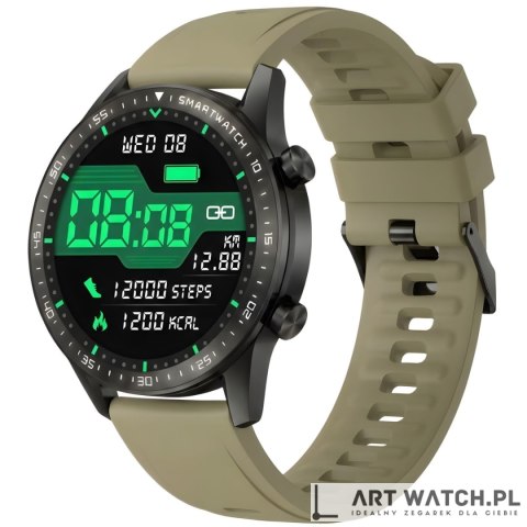 Smartwatch Gravity Czarny 2 Paski GT10-2