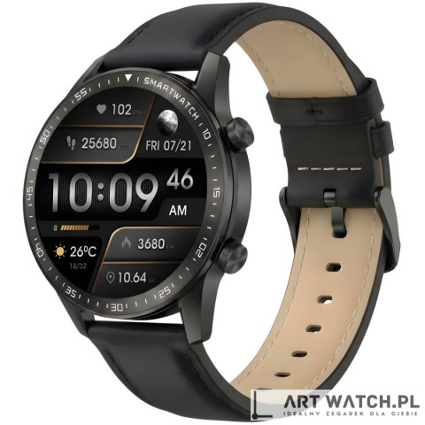 Smartwatch Gravity Czarny 2 Paski GT10-2