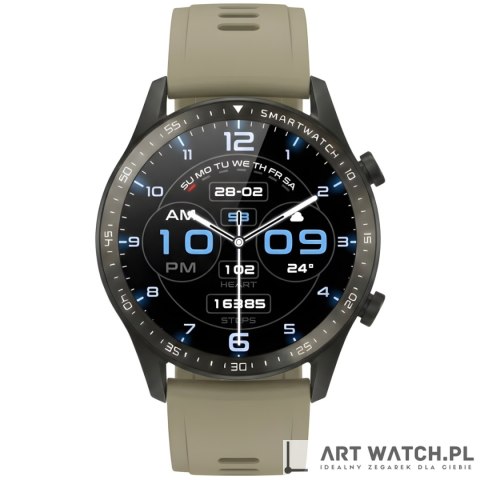 Smartwatch Gravity Czarny 2 Paski GT10-2