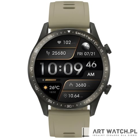 Smartwatch Gravity Czarny 2 Paski GT10-2
