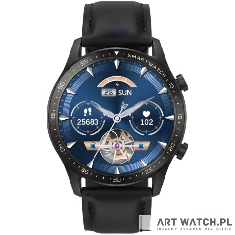 Smartwatch Gravity Czarny 2 Paski GT10-5