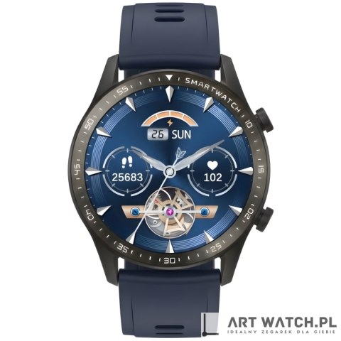 Smartwatch Gravity Czarny 2 Paski GT10-5
