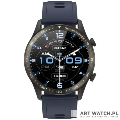 Smartwatch Gravity Czarny 2 Paski GT10-5