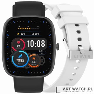 Smartwatch Gravity Czarny 2 Paski GT18-10