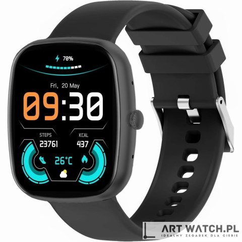 Smartwatch Gravity Czarny 2 Paski GT18-10