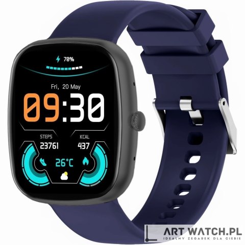 Smartwatch Gravity Czarny 2 Paski GT18-9