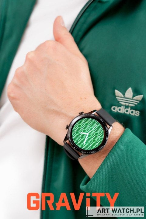 Smartwatch Gravity Czarny Bransoleta i Pasek GT10-1