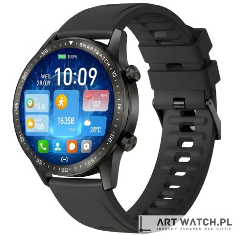Smartwatch Gravity Czarny Bransoleta i Pasek GT10-1
