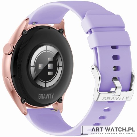 Smartwatch Gravity Różowe Złoto Pasek + Bransoleta GT11-7
