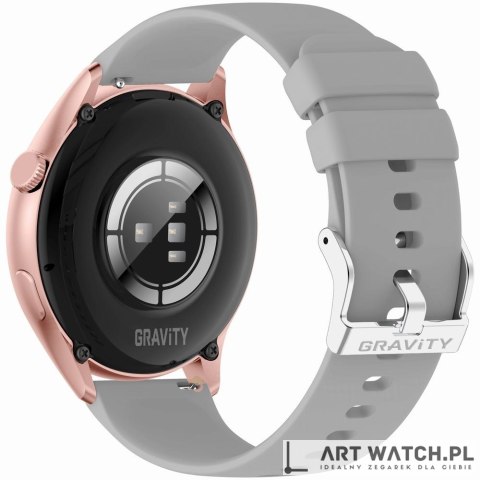 Smartwatch Gravity Różowe Złoto Pasek + Bransoleta GT11-8