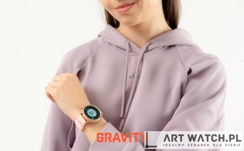 Smartwatch Gravity Różowe Złoto Pasek i Bransoleta GT5-5