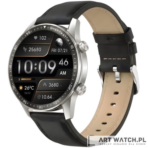 Smartwatch Gravity Srebrny 2 Paski GT10-7