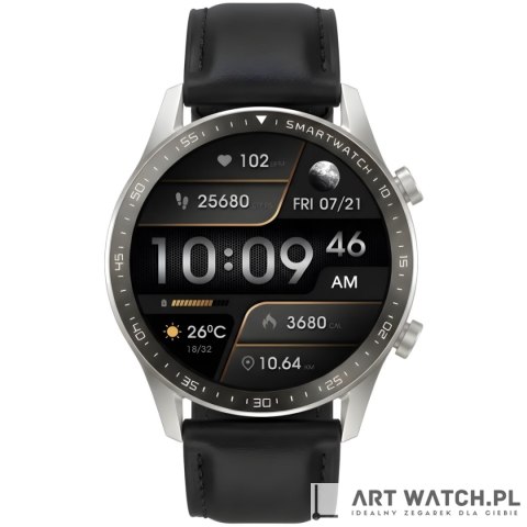 Smartwatch Gravity Srebrny 2 Paski GT10-7